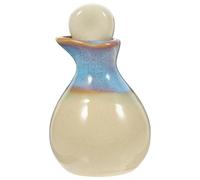 Tofficu Vaso in Ceramica per Oli Essenziali Bianco Design Elegante per Conservazione e Diffusione, per Saloni di Bellezza e Sauna Colore Casuale