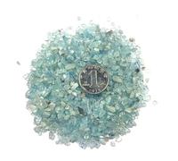 TOFIMA 100 g/Set Formato 2-4mm Naturale Blu Acquamarina Cristallo di Quarzo Pietra Roccia Chip Campione Pietre Naturali e minerali Cristalli curativi