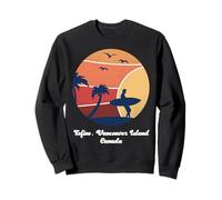Tofino Vancouver Island Canada Surf Vintage Surfer Beach Felpa