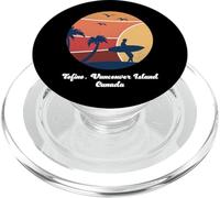 Tofino Vancouver Island Canada Surf Vintage Surfer Beach PopSockets PopGrip per MagSafe