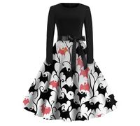 TOFOTL Abito Da Donna Rinascimentale， Strega， Gonna Trilly， 2025 Corsetto， Vestito Halloween Curvy Fata Donna Nero Vestito Halloween Adulto Greca， Costume Gotico 57-Rosa Chiaro L