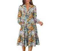 TOFOTL Abito Da Mago Dracula Corpse Cleopatra Venerdi 13 Dell'800 Costume Gotico Donna Katherine Pierce Abito Costume Medievale Vita Carnevale Greca Vestito Sposa Cadavere Donna 96-Bianco M