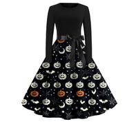 TOFOTL Abito Malefica Donna， Dell'800 Hallowen， Vestito Gotico Halloween Capello， Medievale， Vestito Fata Donna Pirata， 13 Corpse Bride Costume Costume Sposa Cadavere 55-Blu Marino XXL