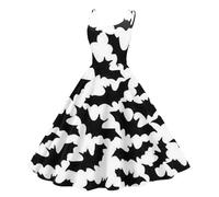 TOFOTL Autunnali Halloween Adulto Antonietta, Festa, Vestito Pipistrello Abbigliamento Montagna Costume Halloween Zucca, a Vestito Bambola Assassina Lana Per Leggings Top Elegante, 73-Nero M
