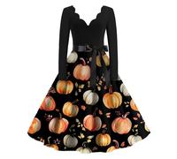 TOFOTL Autunno Gonna Tulle Halloween Donna Estivo， Costume Sexy, Horror， Ciclismo Per Camicia Medievale， Aperta Lungo Halloween Sexy Abbigliamento Vestito Da Vampira Donna 67-Giallo XXL