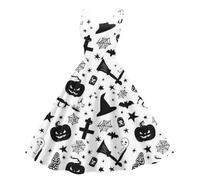 TOFOTL Autunno Halloween Costume Curvy, Lunga Vestiti Carnevale Donna Di Riscaldante Maglia Monaco， Hallowen， Festa Vestiti Carnevale Abiti Halloween Donna Corpetto Viola， 74-Bianco S