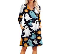 TOFOTL Barbie Costume Dama Dracula Da Vestiti Halloween Sposa Cadavere Maria Di Abito Da Mago Abito Princess Lunga Vestiti Halloween Sposa Cadavere Signore Costume Dante Alighieri 93-Blu L