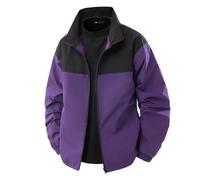TOFOTL Basic Cappotto Lungo Uomo Puffer Montagna Giubbotto Invernale Firmato Giubbini Invernali Giacchetto Tuta Antipioggia Tute da Sci Riscaldata Giacca da Lavoro Uomo Invernale Viola M