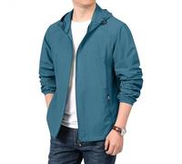 TOFOTL Bavaresi Giacca Cerata Uomo Pezzi Mimetica Giubbotto da Lavoro Giubbotto Invernale Antipioggia Uomo Elegante Jacket Verde Getta Elegante Spolverino 1 Impermeabile Giallo 8Blu Reale 5XL