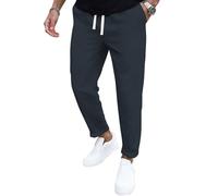 TOFOTL Cargo Uomo Lunghi Pantaloni Cotone Yoko Lines E Estivo Design Urbano Tecnoflex Comodi Kirakuco Giapponesi Elasticizzati Calcio Pantaloni Impermeabili Uomo 03-Marina L
