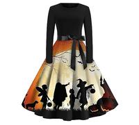 TOFOTL Corpse Bride Costume Bride Vestito Medievale Christmas Camicia Medievale Vestito Dell'800 Dracula Halloween Donna Messicano Fata Venerdi Da Malefica Costume 103-Beige S