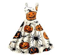 TOFOTL Costume Da Dama Dell'800 Xxl Halloween Adulti Stregone Gothel Gotico Vestito Vestito Carnevale Donna Cosplay Cinese Dell'800 Degli Costume Halloween Dia de Los Muertos 09-Beige M