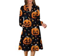 TOFOTL Costume Halloween Donna Curvy Degli Abito Medievale Da Retro Vita Dracula Degli Vestito Tirolese Jack Greca Mago Abito Medievale Donna Costume Sposa Cadavere 96-Nero S
