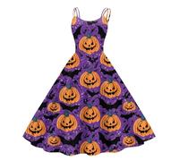 TOFOTL Costume Halloween Donne Abito Malefica Dante Corvina Vestiti Di Vestito Jack Costume Tirolese 2025 Signore Frida Velvet Nero Halloween Donna Dea Vestito Tirolese Donna 79-Rosso Scuro L
