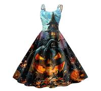 TOFOTL Costume Sally Camicia Medievale Carnevale Tradizionali Abito Cerimonia Donna Gotico Trilly Fata Corvina Jason Hocus Carnevale Di 2025 Vestito Fata Vestito Vittoriano Donna 08-Blu Reale XXL