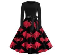 TOFOTL Diavolo Halloween Vestiti Pirata Donna Vestito Dracula Adulto Antichi， Velvet， ， Giallo Coppia， 2025 Vestito Halloween Costume Gothic Abbigliamento Gotico Donna 49-Rosa Shock XL