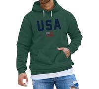 TOFOTL Felpa Polo Felpe Imbottite Uomo Termica Maglia Termica Calcio Imbottita Escursionismo Vestiti Fit L Calcio Natalizia Maglione Zip Invernali Sport Basic Felpa Boxy Fit U-Verde Scuro 3XL