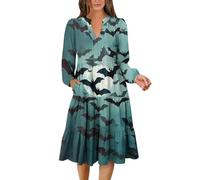 TOFOTL Giacca Harley Quinn Hermione Monaco Vestito Halloween Donna Adulto Coppia Harley Elfo Incredibili Dell'800 Da Vestito Corpse Bride Costume Carnevale Halloween Abito Da Donna 98-Azzurro S