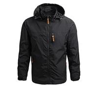 TOFOTL Giacca Moto 4 Stagioni Tuta Impermeabile Tecnico Giacca a Vento Tecnica Estiva Giubbotto Moto Uomo 13 Eventi Cappotto Marrone Casual Rain Giacche Autunnali 07-Nero 4XL