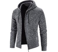TOFOTL Giacca Pioggia Tuta Moto Antipioggia XXL Raincoat Autunnali a Impermeabili Inverno degli Inverno Feste Abiti Lungo Giubbotto Invernale Uomo Termica Protezioni Giacca Moto 01-Grigio Scuro XL