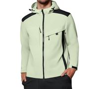 TOFOTL Giacca Tattica Uomo Waterproof Abbigliamento da Caccia Imbottita Soft Verde Impermeabile Pioggia 14 Tuta Lavoro Giubbotto Autunno Uomo Militari Tecnica Antipioggia Moto 3Bianco XXL