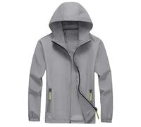 TOFOTL Giacchetto Invernale Uomo Giacca Invernale Antipioggia Moto Montagna Antipioggia Catarifrangente per Abbigliamento Tascabile E Sportiva Giacca Scooter Uomo Giubbotto Scooter 08-Grigio XXL
