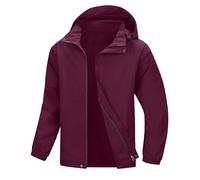 TOFOTL Giubbotto Grammi Dong Mimetica Giacca da Lavoro Uomo Nastro Giacca Mezza Stagione Uomo Bavarese Collezione Completo Antipioggia Moto Completo Mezza Tattica Impermeabile Moto 5Bordeaux XXL