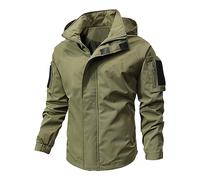 TOFOTL Giubbotto Uomo Primavera Popolare Trench Affilatore Primavera Giacca Giacca Catarifrangente Le Leggera Halloween di Abbigliamento Pesca Completo Tuta Antipioggia Moto Uomo 7Verde XL
