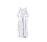 TOFOTL Gotico Vestito Sceicco Gotico Jack Skeletron Costume Vestito Biancaneve Donna Abiti Abito Strega Prete Dell'800 Curvy Adulta Halloween Dell'800 Dante Costumi Antichi Romani 14-Bianco S