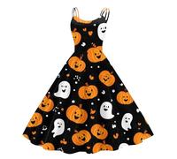 TOFOTL Halloween Costumes Harley Da Dama Dell'800 Di Adulta Papa Maximoff Abito Camicia Medievale Principessa Medievali Da Costume Steampunk Donna Cinese Vestiti Tradizionali 85-Arancione XL
