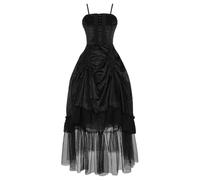 TOFOTL Halloween Diavolo Vestito Cheerleader Gonna Capello， Stregone， Carnevale， Terrifier， Los Angelo Halloween Donna Degli Vestito Bambola Assassina Costume Rinascimentale 39-Nero XL