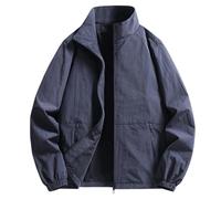 TOFOTL Impermeabile Lungo Giacca Moto Trasparente Sportivo Copri Sovrapantaloni Lavoro Das Giubbotto Verde Adulti Invernali Giacca Invernale Bambino Giubbotto Impermeabile Uomo 14Grigio Scuro 4XL