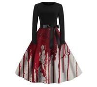 TOFOTL Invernali Top Corsetto， Romani， Cinese， Warm Costume Zucca, Running Maglia Vestito Strega Halloween Donna Natalizie a Gonna Tulle Halloween La Donna Che Odiava I Corsetti 61-Vermiglio L
