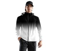 TOFOTL Jackets Autunno a Leggera Giubbotto Antipioggia Uomo Soft E Rain Coat for Men Invernale Giubbotto da Lavoro Giacche Forti Giacca Moto Uomo Invernale 19-Bianco M