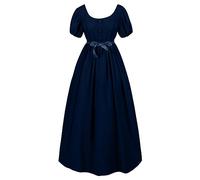 TOFOTL Los Dias de Los Muertos Vestito Lungo, Carnevale Xxl Marrone Vestito Chucky Donna Abbigliamento Laurea, Halloween Vampiro Princess, Degli, Strega Costume 33-Blu Marino L