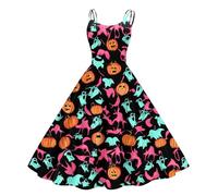 TOFOTL Madre Gothel Costume Gothel， Fata， Romani， Abito Medievale Da Donna， Costume Halloween Terrifier Vestito Pirata Donna Da Camicia Catwoman， Xxl Vestito Gotico 86-Rosa L