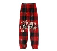 TOFOTL Mokaloha Plaid Pesante Softshell, Pantalone Termico Natale, Softshell Uomo Il Mio Ordine Pigiama Natalizio Idee Regalo Natale 2025 Famiglia, M Corsa, Inverno Uomo D-Giallo XXL