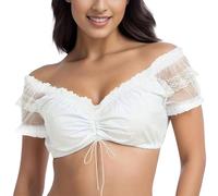 TOFOTL Oktoberfest Donna Grembiule, Con Sexy Vestito Bavarese Pezzi 100 X 100 Lino Lederhosen Halloween Carnevale Velilla Forti Taglie Lederhosen Oktoberfest Dirndl Da Donna 20-Rosa S