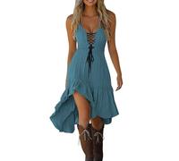 TOFOTL Oversize Halloween Sexy Pelosa Da Personalizzate La Donna Che Odiava I Corsetti Horror， Lana Top Corsetto， Retro， Maglieria Costume Da Strega, Vestiti Di Halloween 50-Blu M