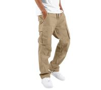 TOFOTL Pantalaccio Invernale Taglie Grandi Pantaloni Uomo Invernali Eleganti Cargo Invernali Bicicletta Eleganti a da Corsa Parkside Tuta Sportiva Pantaloni Cuoco Uomo Jogger 16-Cachi S