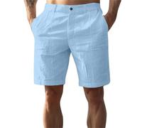 TOFOTL Pantaloncini Uomo Pantaloncini da Corsa Calcio Outfit Pantaloni Corti Lavoro Elasticizzati Corto Beach Pantaloni Corti Sportivi Estivi Running Shorts Abbigliamento Sportivo Uomo Azzurro XXL