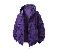 TOFOTL Pile con Zip Lavoro Taglie Forti Pile da Lavoro Firmate Felpa Uomo con Zip Elegante Personalizzabile Drip Lunga Hoodie Slim da Lana Felpe Invernali Uomo Maglioni Invernali G-Viola XXL