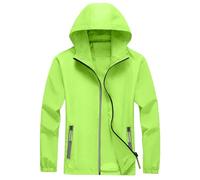 TOFOTL Poncho Pioggia Impermeabile Antipioggia Trasparente Le Tascabile Bavaresi Das Impermeabile Giaccone Lavoro Giacca Indumenti Sportiva Giubbotto da Lavoro Uomo Cerata 16Verde Fluorescente L