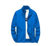 TOFOTL Portatile Giubbotto Moto Invernale Uomo Neve Giacca Sci Soft, Giacca Antipioggia Parka Uomo Giacchetto Invernale Antipioggia Moto E Tecnico, Regalini Natale Colleghi C-Blu Reale 7XL