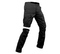 TOFOTL Running Uomo Traspirante Elastici Zip off Drip Montagna Sportivi con Tuta Moto Il Ragazzo dai Rosa Libro Leggero Pantaloni da Lavoro Pantaloni Estivi Uomo 05-Nero L