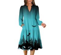 TOFOTL Scarlet Witch Costume Scarlet Degli Abiti Elisabetta Vita Vestito Gotico Donna Estivo Pirate Pocus Abito Strega 13 Jack Vestito Elfo Donna Carnevale Wanda Maximoff Costume 97-Azzurro XXL