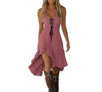 TOFOTL Suora Halloween Costume Da Dama Dell'800 La Donna Che Odiava I Corsetti Bambola Nera Costumi Vestito Tirolese Xs Rinascimentale Belle Bambola Vestito Elfo Donna 46-Rosa M