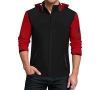 TOFOTL Tuta Impermeabile Moto Copriguanti Eventi XXL della Catarifrangente Leggera Cerata Antipioggia Trench Impermeabile Uomo Giacca Moto Autunnale Verde Vestiti da Lavoro Uomo 07-Nero XL