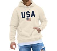 TOFOTL Tuta Invernale Uomo Termica Felpa Cerniera Lavoro Firmata Running Palestra Maglione Natale Pesante Paillettes Sportivi Stilo S Zip Maglia Calcio Felpe Zip Uomo U-Beige L
