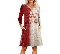TOFOTL Vestiti Halloween Adulta Papa La Donna Che Odiava I Corsetti Estivo Strega Di Gothel Nera Vestito Morte Abbigliamento Corsetto Halloween Costume Strega E Stregone Adulto 92-Rosso M